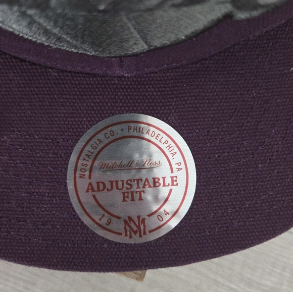 Los Angeles Lakers Mitchell & Ness NBA hat snapback cap Purple Mens One Size Fit - Picture 5 of 9